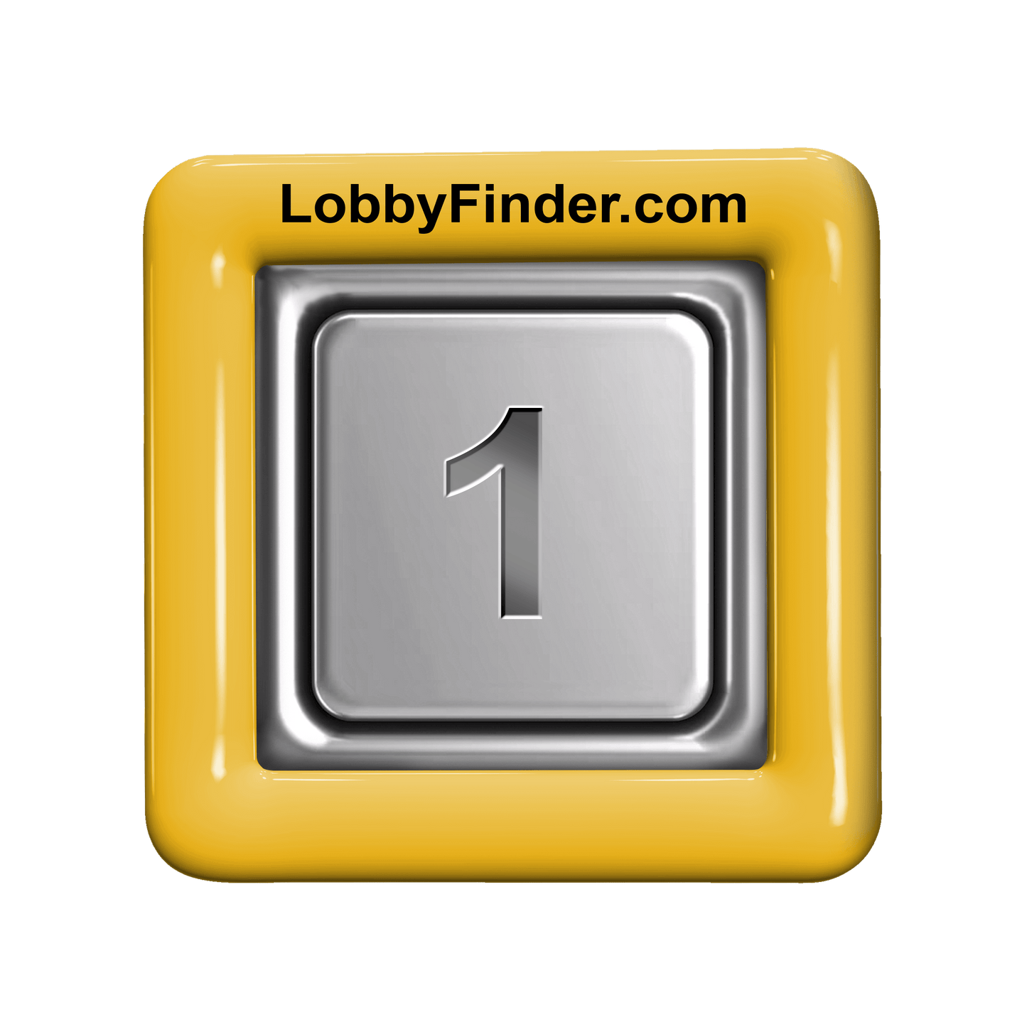 LobbyFinder™ Yellow Button (4 count)