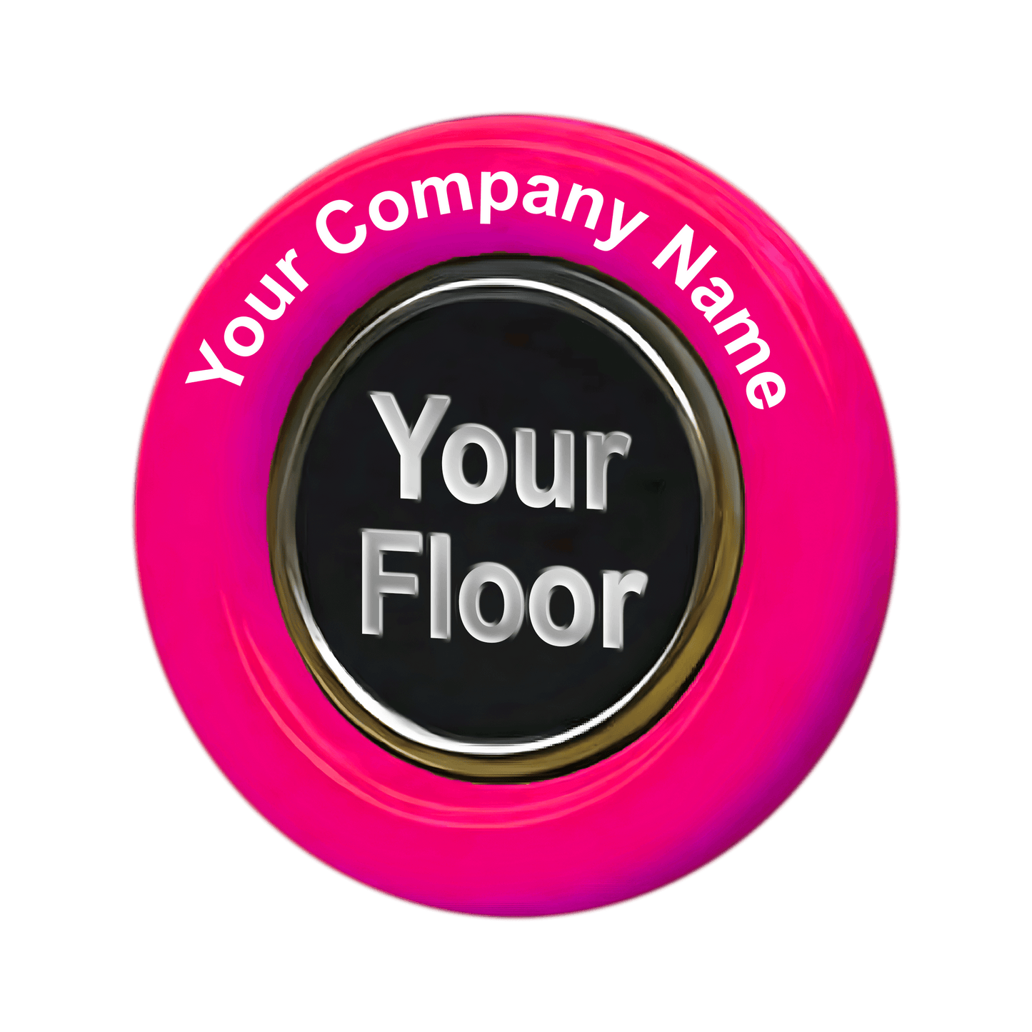 Customized Purple Button (4 count)