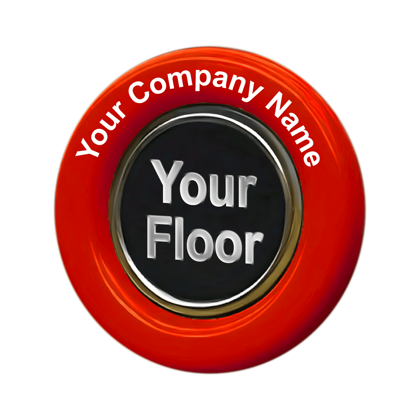 Customized Magenta Button (4 count)