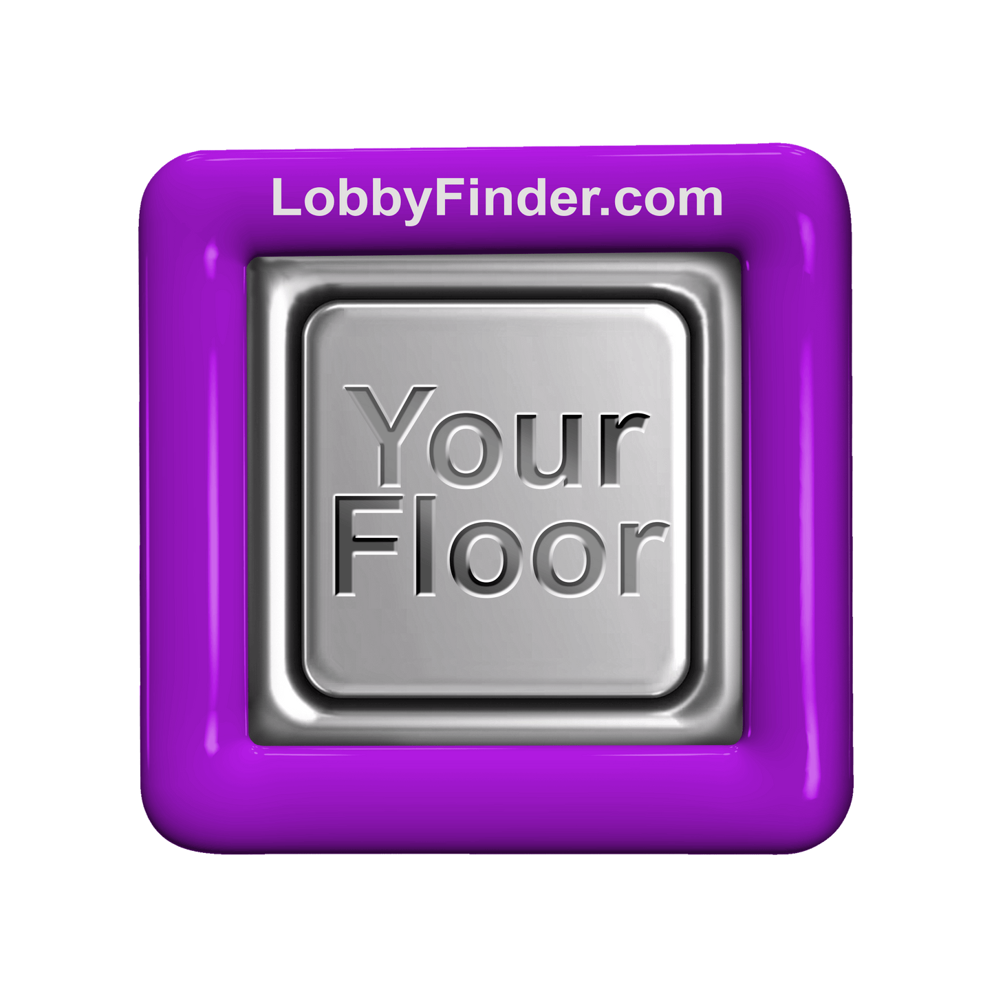 LobbyFinder™  Purple Button (4 count)
