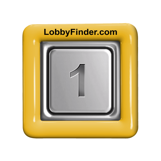 LobbyFinder™ Yellow Button (4 count)