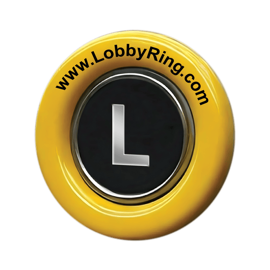 LobbyRing™ Yellow Button (4 count)